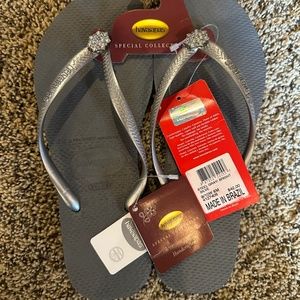 Havaianas Flip Flops-special collection Swarovski crystals